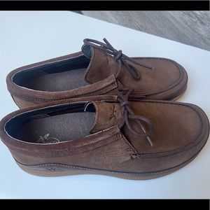 Chaco Pineland Moc Womens Baker Chocolate Loafers